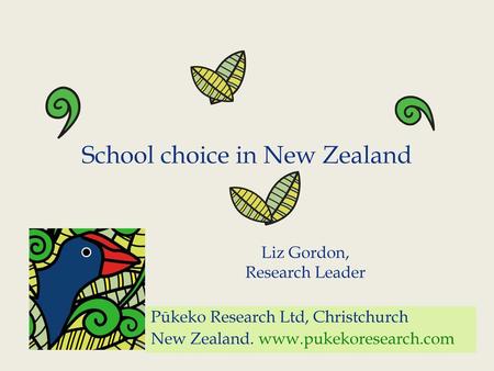 School choice in New Zealand