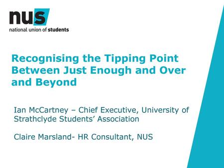 Recognising the Tipping Point Between Just Enough and Over and Beyond