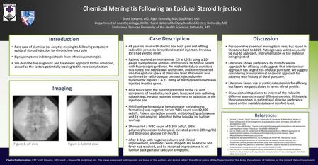 Chemical Meningitis Following an Epidural Steroid Injection