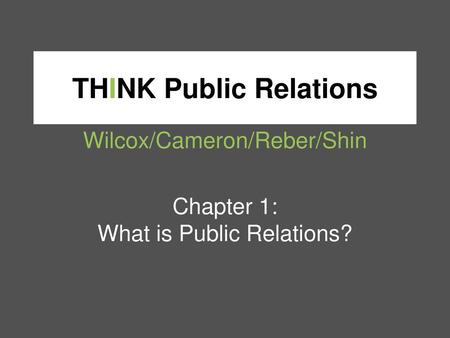 THINK Public Relations