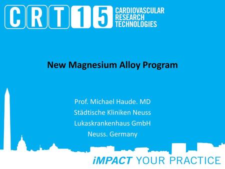 New Magnesium Alloy Program