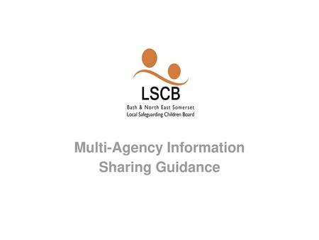 Multi-Agency Information Sharing Guidance