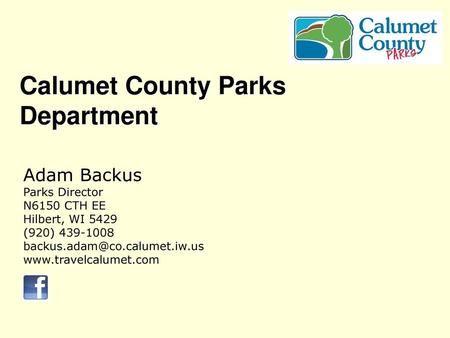 Calumet County Parks Department