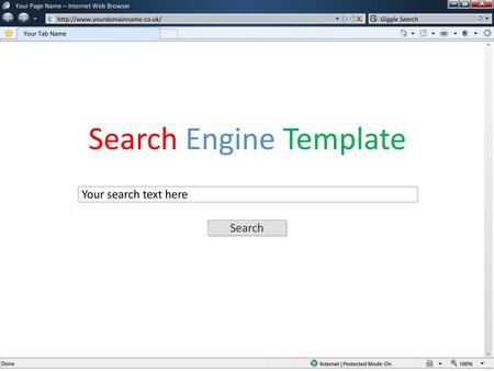 Search Engine Template