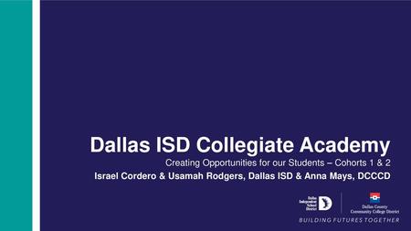 Dallas ISD Collegiate Academy