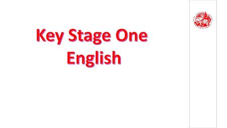 Key Stage One English.