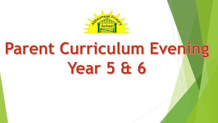 Parent Curriculum Evening