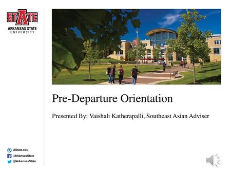 Pre-Departure Orientation