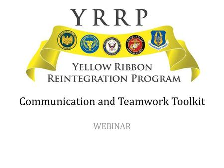 Communication and Teamwork Toolkit