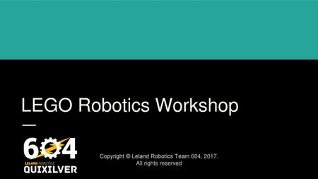 LEGO Robotics Workshop