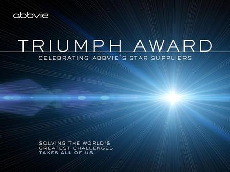 Triumph Awards - Program Objectives