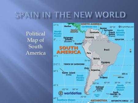 Political Map of South America