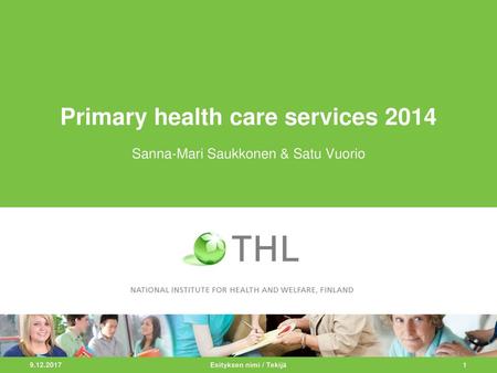 Primary health care services 2014