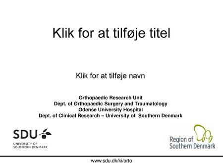 Klik for at tilføje titel