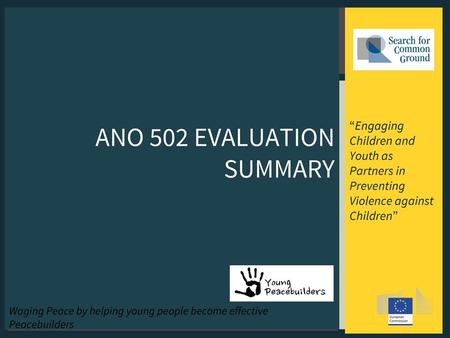 ANO 502 EVALUATION SUMMARY