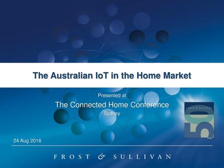 The Australian IoT in the Home Market