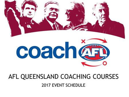 AFL QUEENSLAND COACHING COURSES