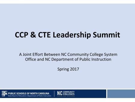 CCP & CTE Leadership Summit