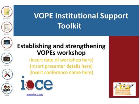 VOPE Institutional Support Toolkit