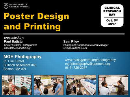 Poster Design and Printing