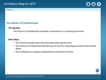 The Articles of Confederation