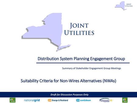 Distribution System Planning Engagement Group