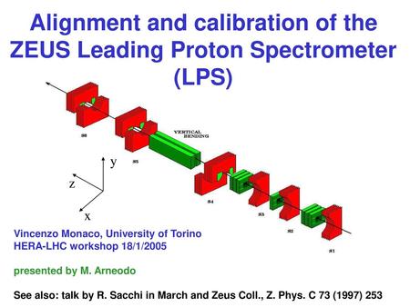 y x Vincenzo Monaco, University of Torino HERA-LHC workshop 18/1/2005