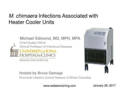 M. chimaera Infections Associated with Heater Cooler Units