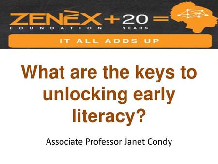 What are the keys to unlocking early literacy?