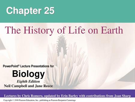 The History of Life on Earth