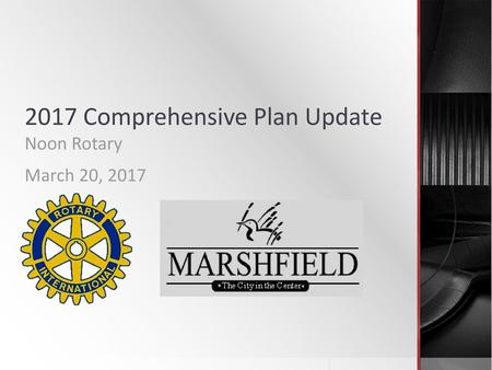 2017 Comprehensive Plan Update