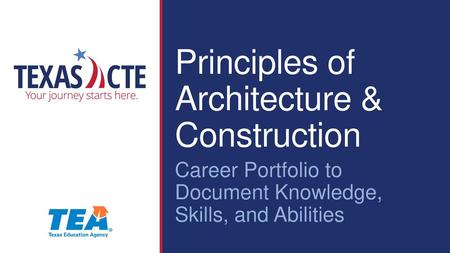 Principles of Architecture & Construction