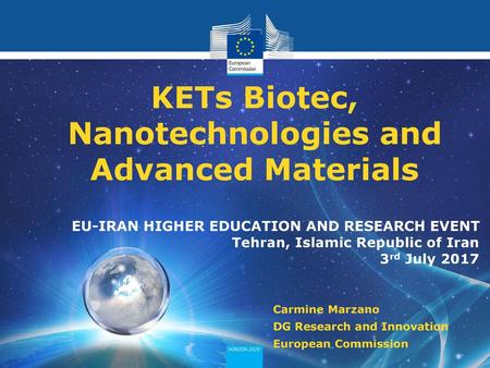 KETs Biotec, Nanotechnologies and Advanced Materials