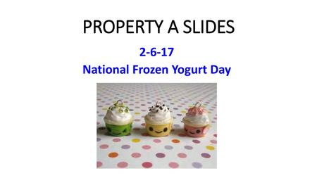 National Frozen Yogurt Day