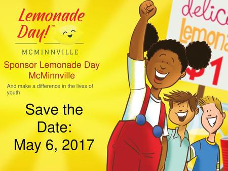 Sponsor Lemonade Day McMinnville