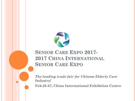 Senior Care Expo China International Senior Care Expo