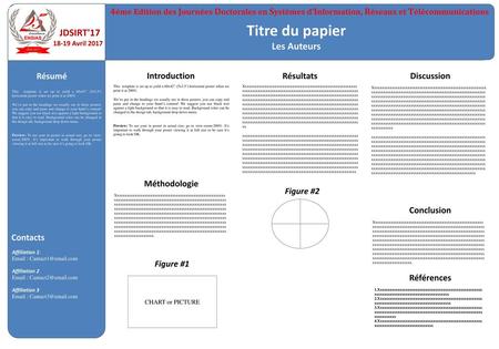 Titre du papier JDSIRT'17 Les Auteurs