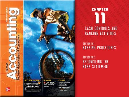 Internal controls are steps taken to protect assets and keep reliable records. The bank reconciliation is an important internal control. Glencoe Accounting.