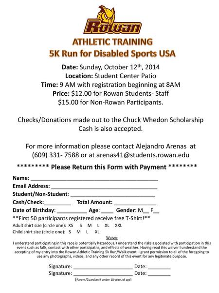 5K Run for Disabled Sports USA