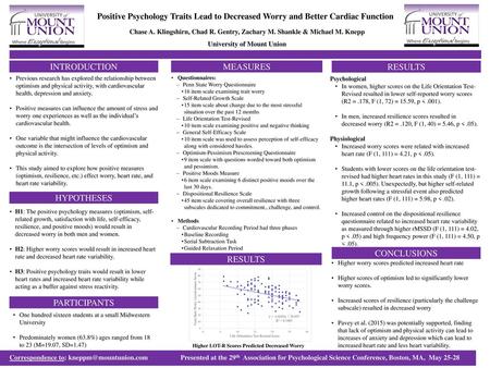 INTRODUCTION MEASURES RESULTS HYPOTHESES CONCLUSIONS RESULTS