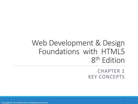 Web Development & Design Foundations with HTML5 8th Edition