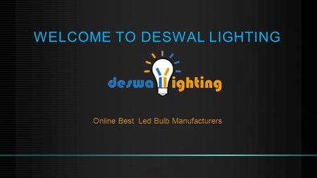 Get Online Best Led Bulb Manufacturers