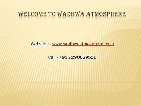 Wadhwa Atmosphere | Wadhwa Atmosphere Mulund