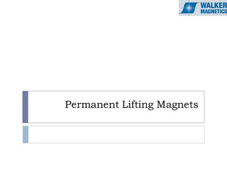 Permanent Lifting Magnets