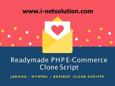 Readymade PHP E-Commerce Clone Script J A B O N G/M Y N T R A/B E S T B U YC L O N ES C R I P T S.