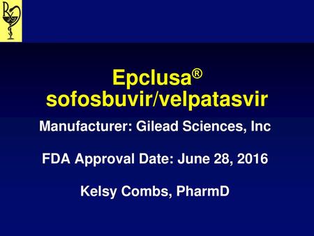 Epclusa® sofosbuvir/velpatasvir