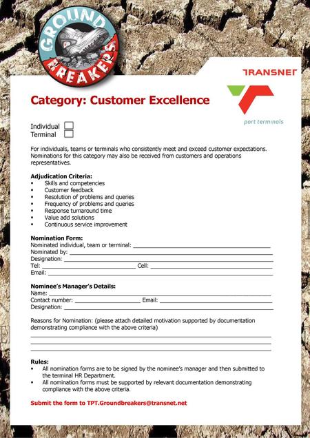 Category: Customer Excellence