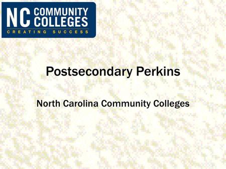 Postsecondary Perkins