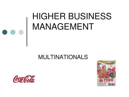 HIGHER BUSINESS MANAGEMENT