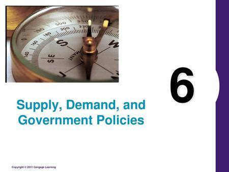 Supply, Demand, and Government Policies